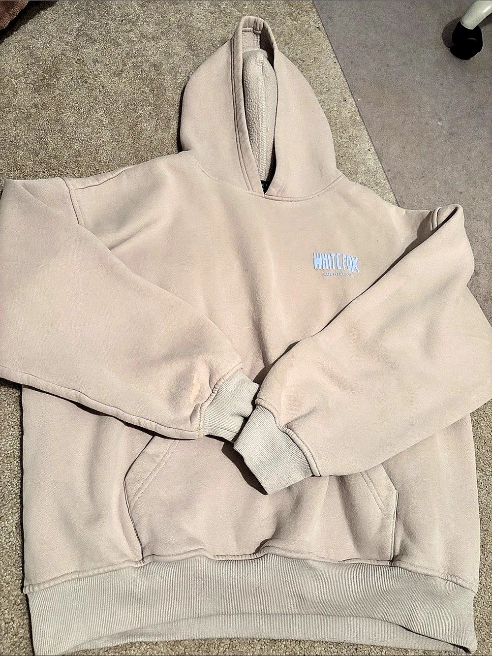 White Fox Boutique Archive 6.0 Oversized Hoodie in Beige